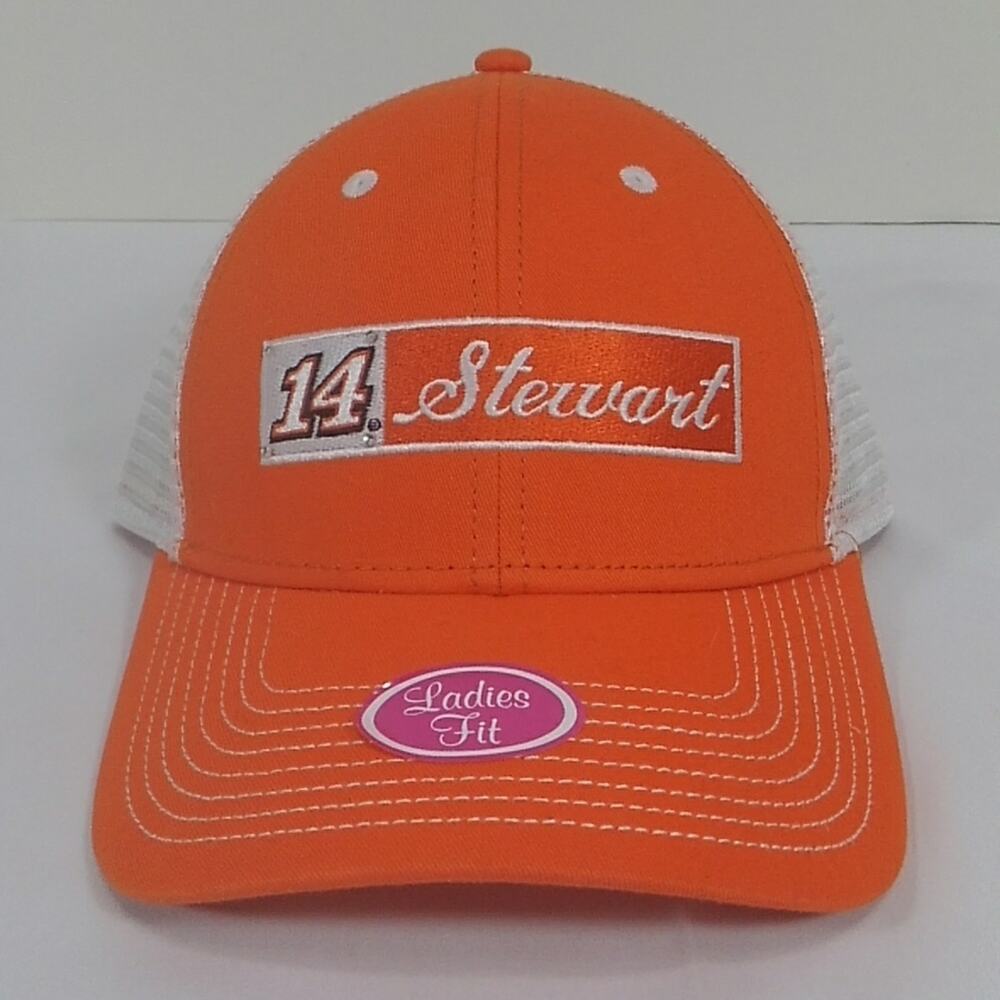 NWT Tony Stewart #14 NASCAR Mesh Snap-back Hat Bass Pro Shops Embroidered